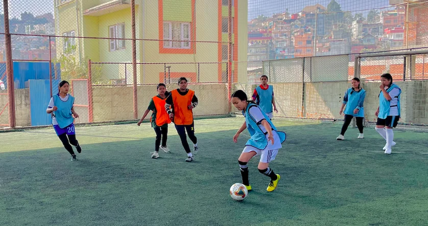Female Football Match